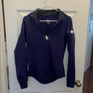 Nike Women’s Dark Purple Half-Zip Jacket